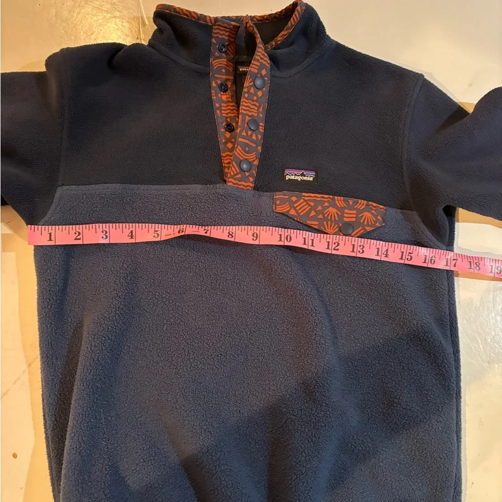 PATAGONIA Fleece Quarter Snap Girls SYNCHILLA JACKET M 10